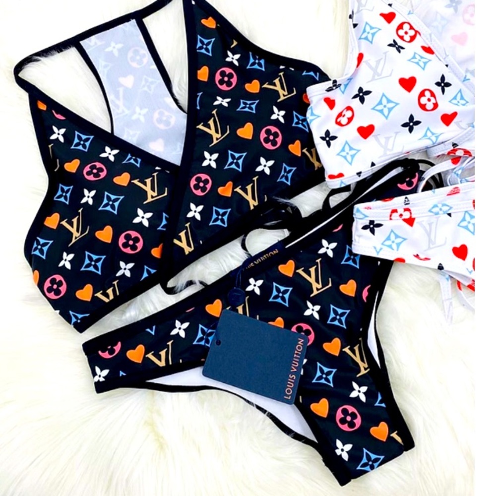 Designer inspired monogram Bikini